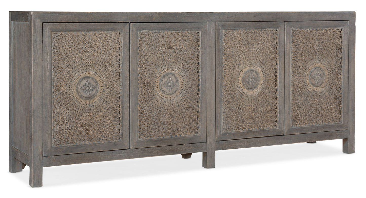 Melange - Emmett Entertainment Console - Dark Gray