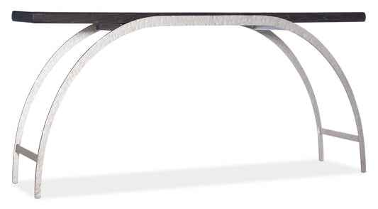 Commerce And Market - Metal And Wood Console - Black