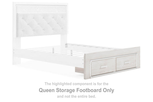 Altyra - Queen Storage Footboard - White