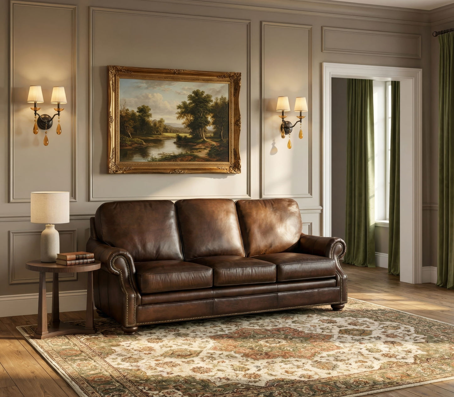 SS - Montgomery Sofa - Dark Brown