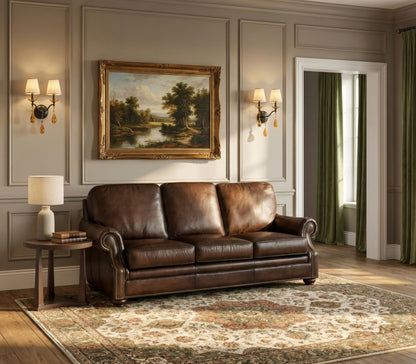 SS - Montgomery Sofa - Dark Brown