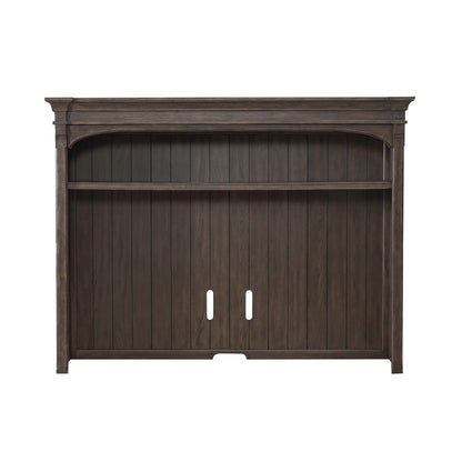 Paradise Valley - Entertainment Hutch - Saddle Brown