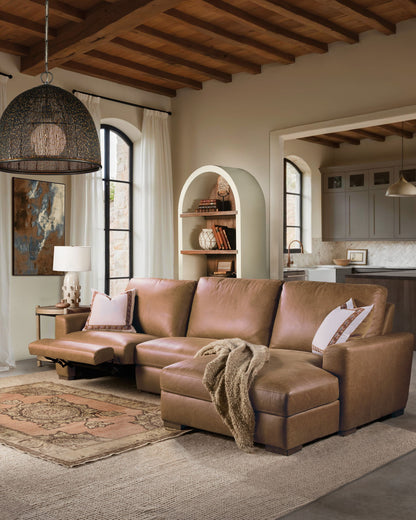 Vineyard Row - Round End Table - Light Brown