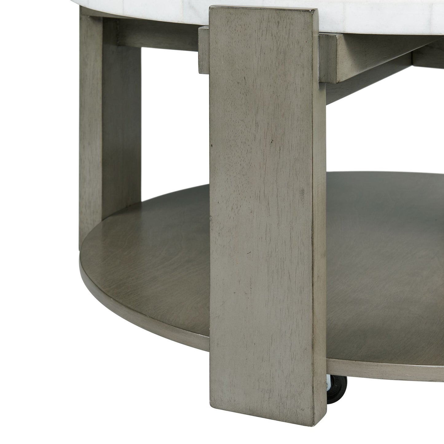 Rosamel - Round Coffee Table - Gray