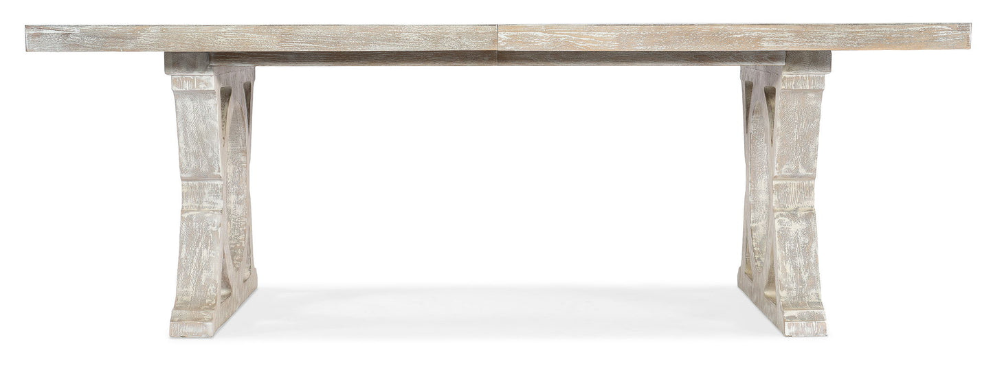 Serenity - Topsail Rectangle Dining Table With 2-18" Leaves - Beige