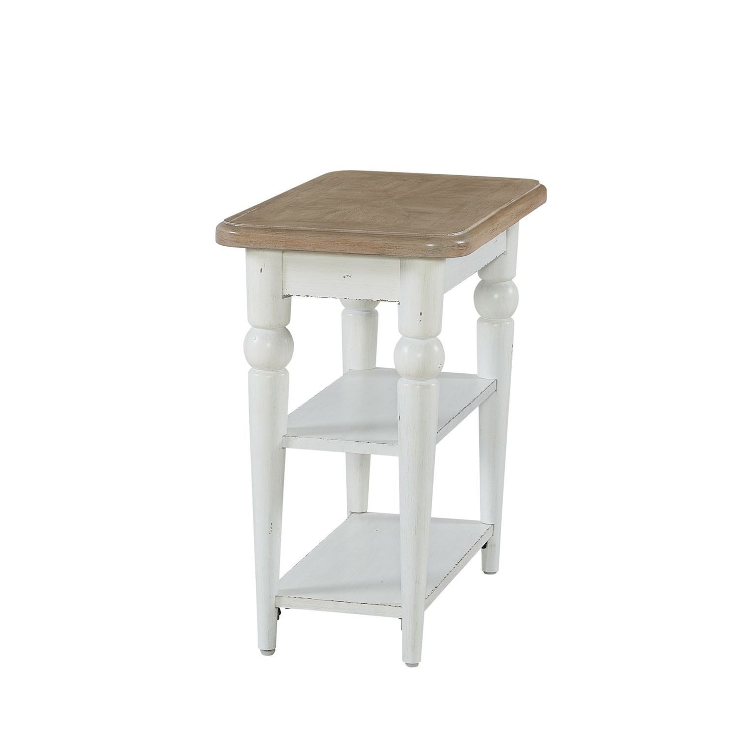 Turnberry Park - Chairside Table - Washed White