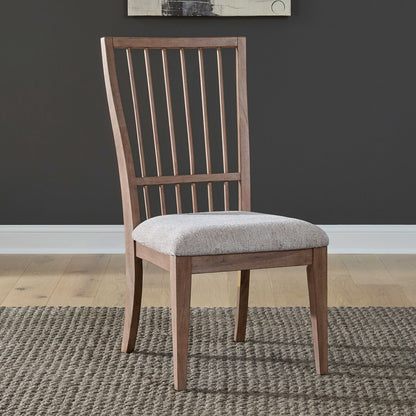 Haven Hills - Spindle Back Side Chair - Camel Beige