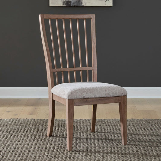 Haven Hills - Spindle Back Side Chair - Camel Beige