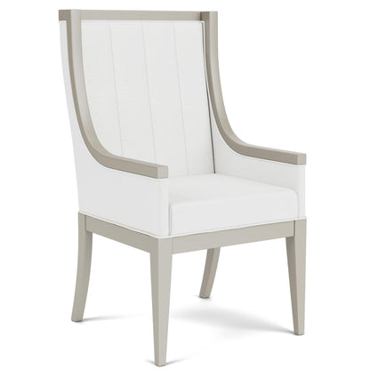Hepburn - Upholstered Host Chair (Set of 2) - White