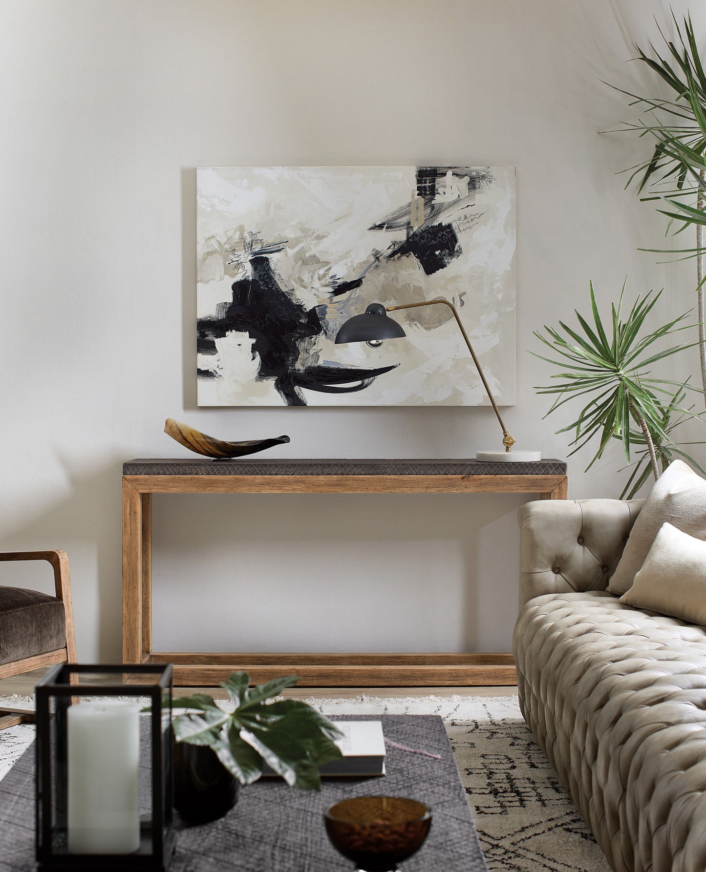 Big Sky - Sofa Table - Light Brown / Dark Gray