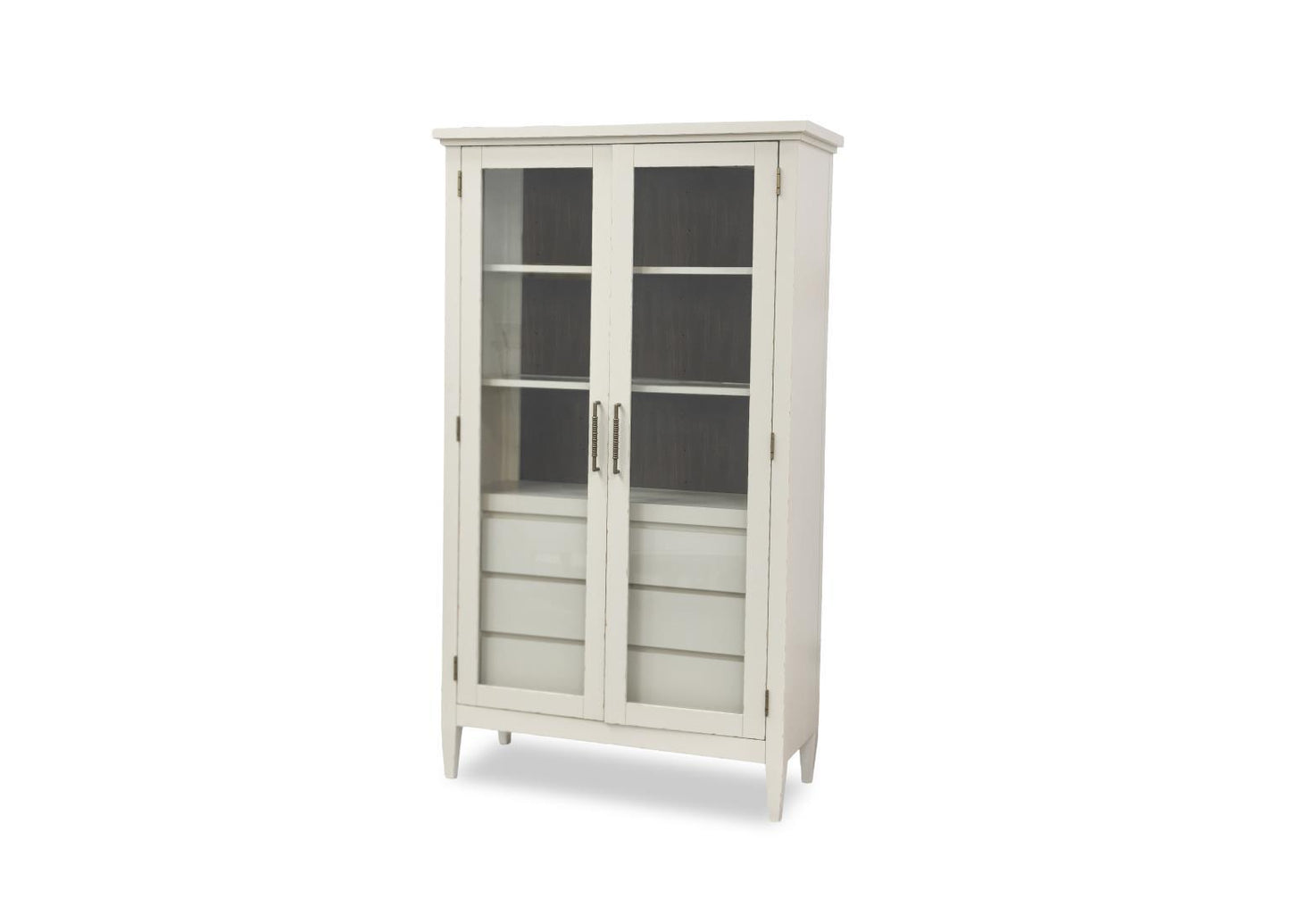 Reflections - Display Cabinet - Cashmere / Dark Roast