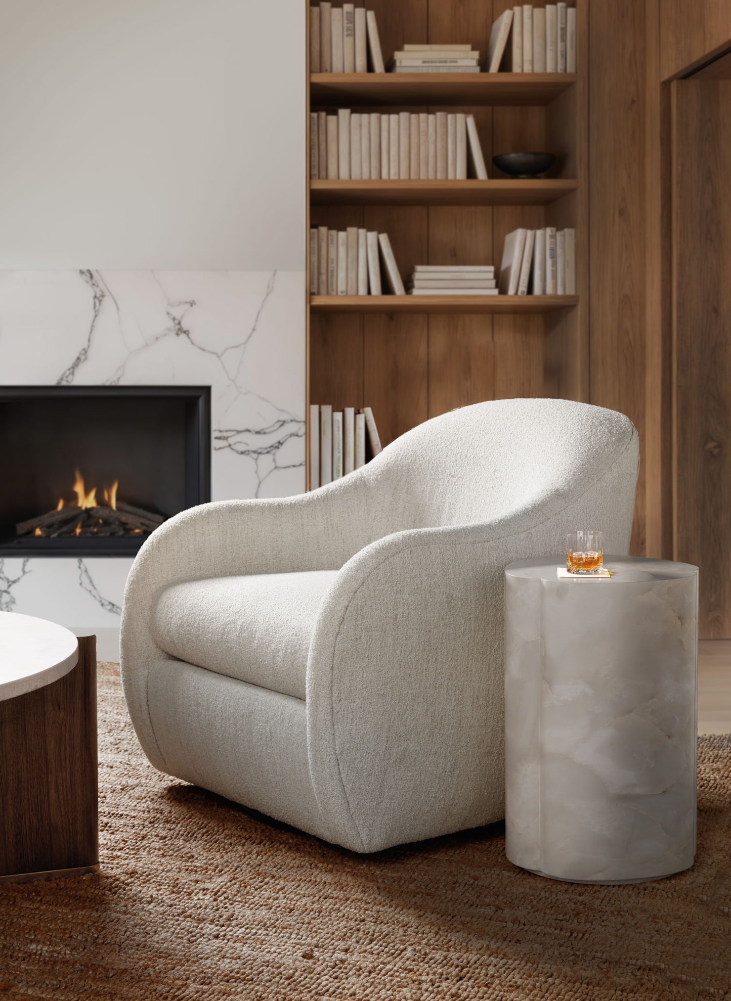 Eleana - Accent Table - White