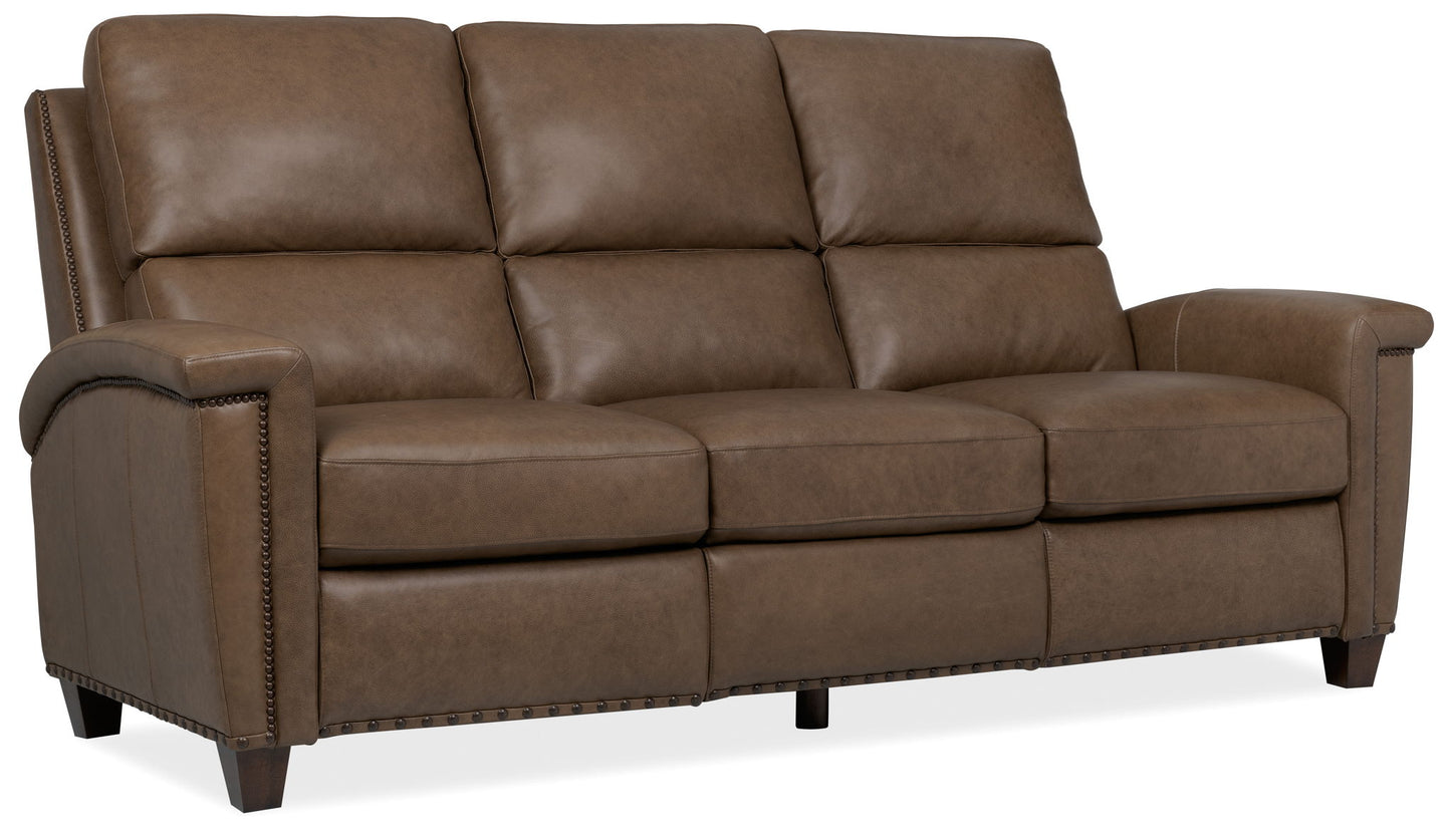 MS - Julian Zero Gravity Power Sofa with Power Headrest - Dark Brown