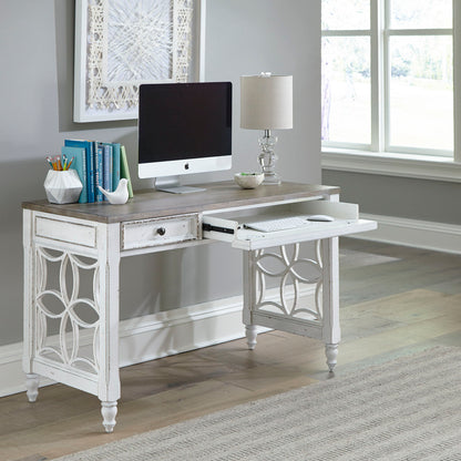 Magnolia Manor - L Writing Desk - Antique White