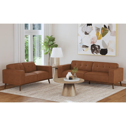Destiny - Loveseat With Wood Front