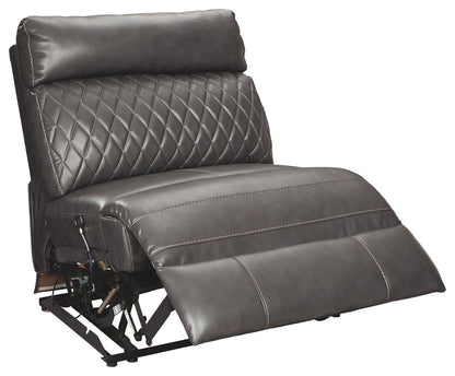 Samperstone - Armless Recliner - Gray