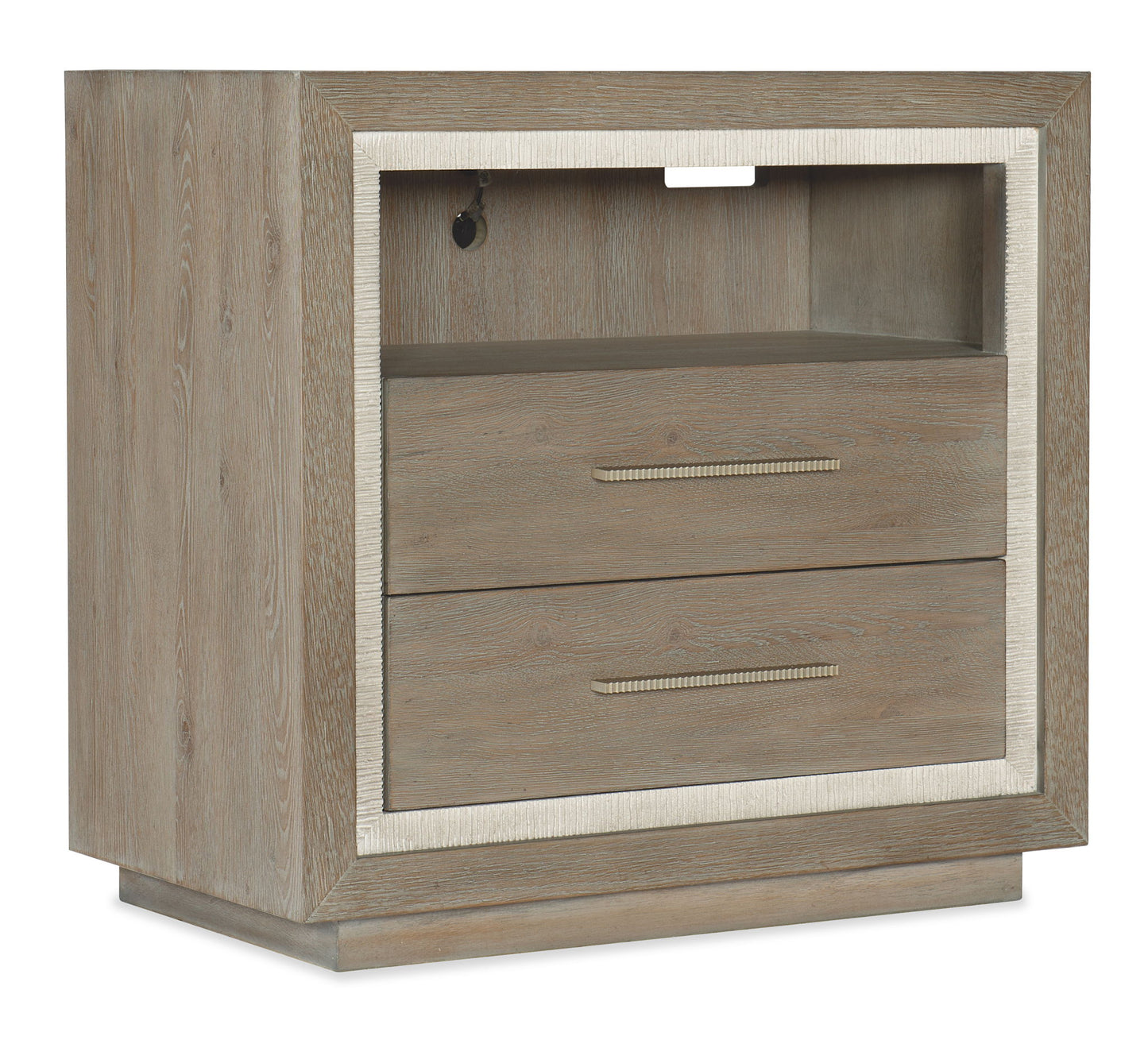 Serenity - Balboa 2-Drawer Nightstand - Gray