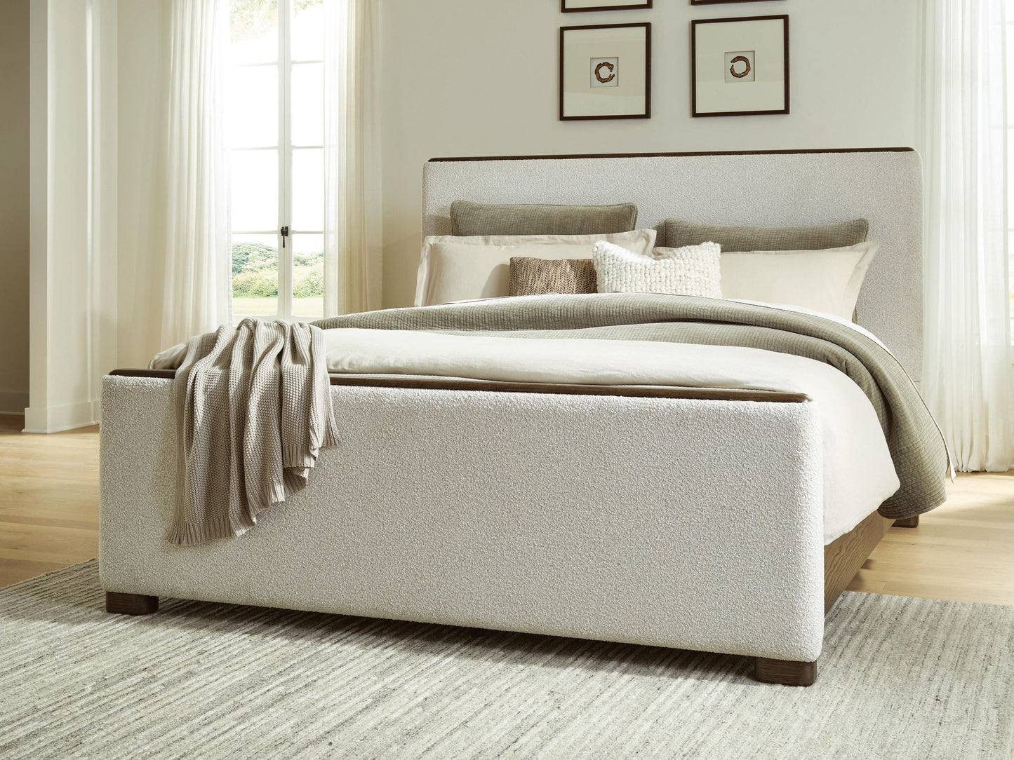 Radkin - Upholstered Panel Bed