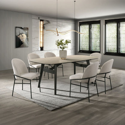 Lark - Side Chair (Set of 2) - White / Black
