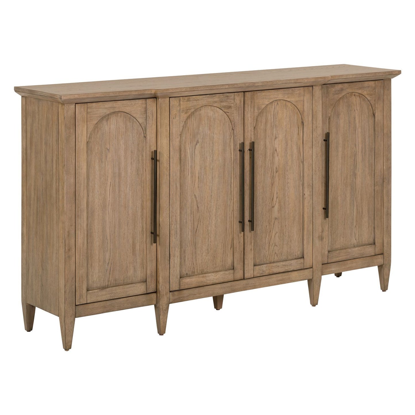 Pavilion - 4 Door Accent Cabinet - Natural