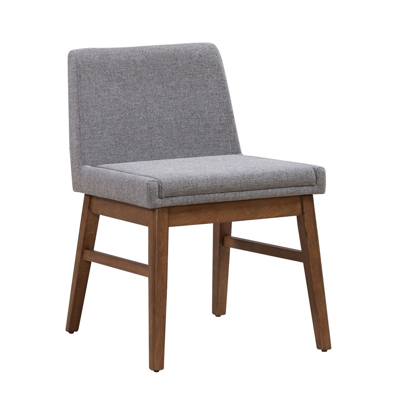 Space Savers - Upholstered Side Chair - Walnut
