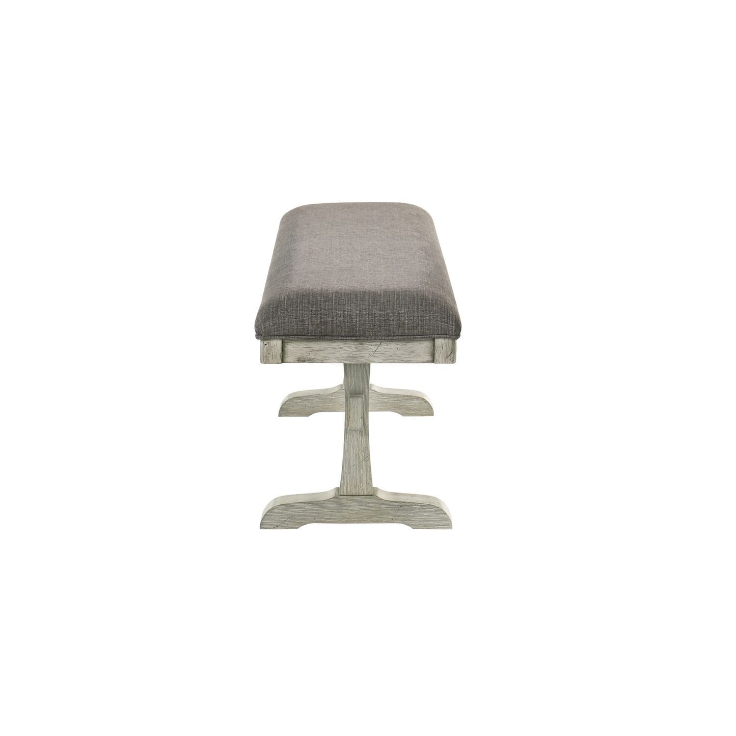 Hallendale - Upholstered Dining Bench - Gravel Wash
