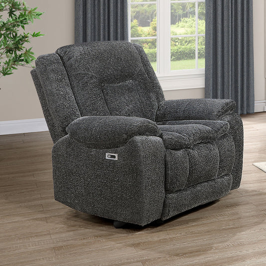 Stanwick - Glider Recliner With Power Footrest - Gray