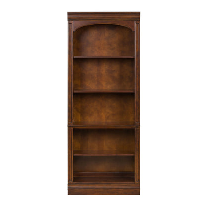 Brayton Manor - Jr Executive Open Bookcase - Cognac
