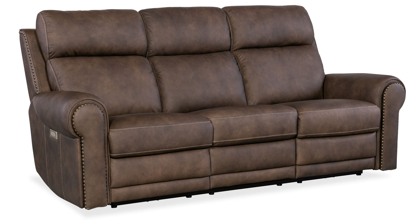 MS - Duncan Power Sofa With Power Headrest & Lumbar