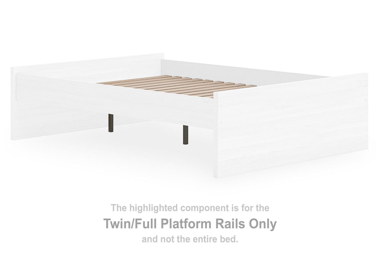 Onita - Twin/Full Platform Rails - Natural