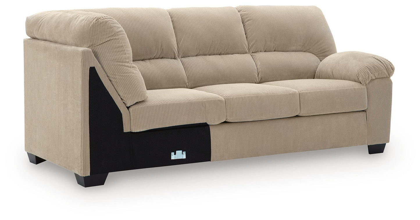 SimpleJoy - RAF Sofa With Corner Wedge - Sand