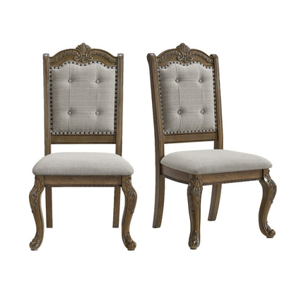 Madison Park - Dining Side Chair (Set of 2) - Walnut / Beige