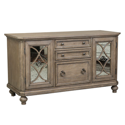 Simply Elegant - Credenza - Heathered Taupe