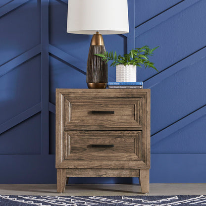 Ridgecrest - 2 Drawer Nightstand - Cobblestone