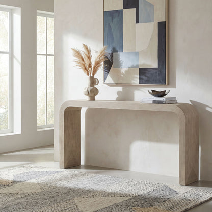 Commerce And Market - Delta Console Table - Beige