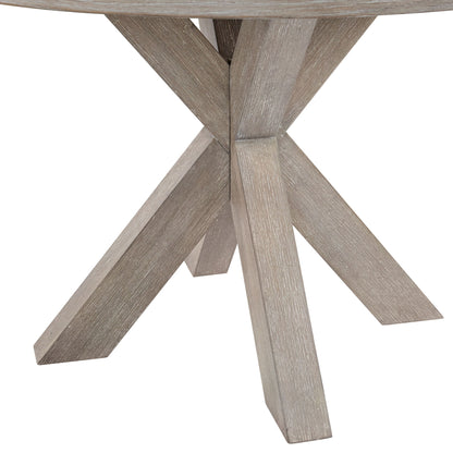 Bennett - Round Dining Table - Frosted Gray