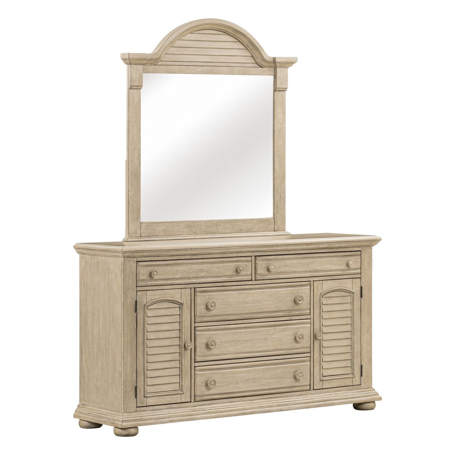 Summer House - Dresser & Mirror - Sand Dune