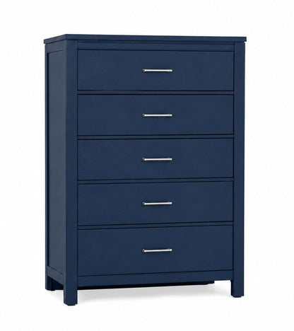 Tide & Timber - Chest 5 Drawer - Luxe Blue Oak