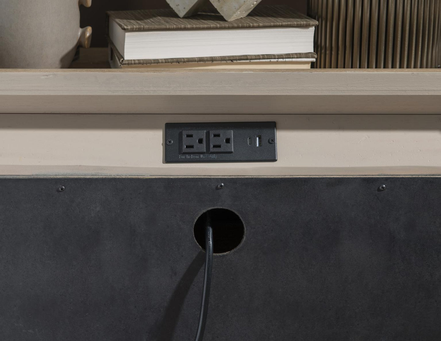 Flow - 2 Drawer Nightstand - Sandstone