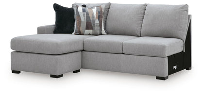 Lakepoint - LAF Sofa Chaise - Nickel