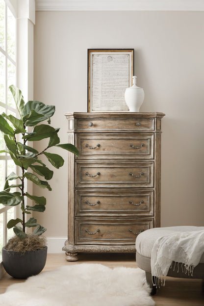 Castella - 5-Drawer Chest - Light Brown