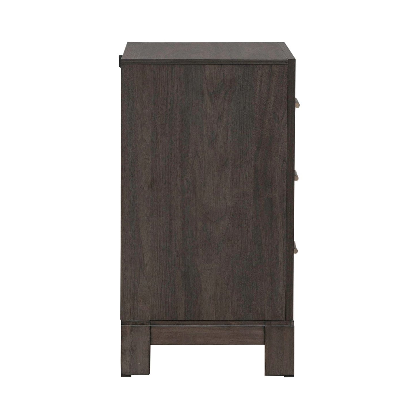 Modern Edge - Nightstand With Charging Station - Caffe