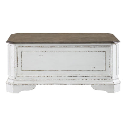 Magnolia Manor - Storage Trunk - Antique White