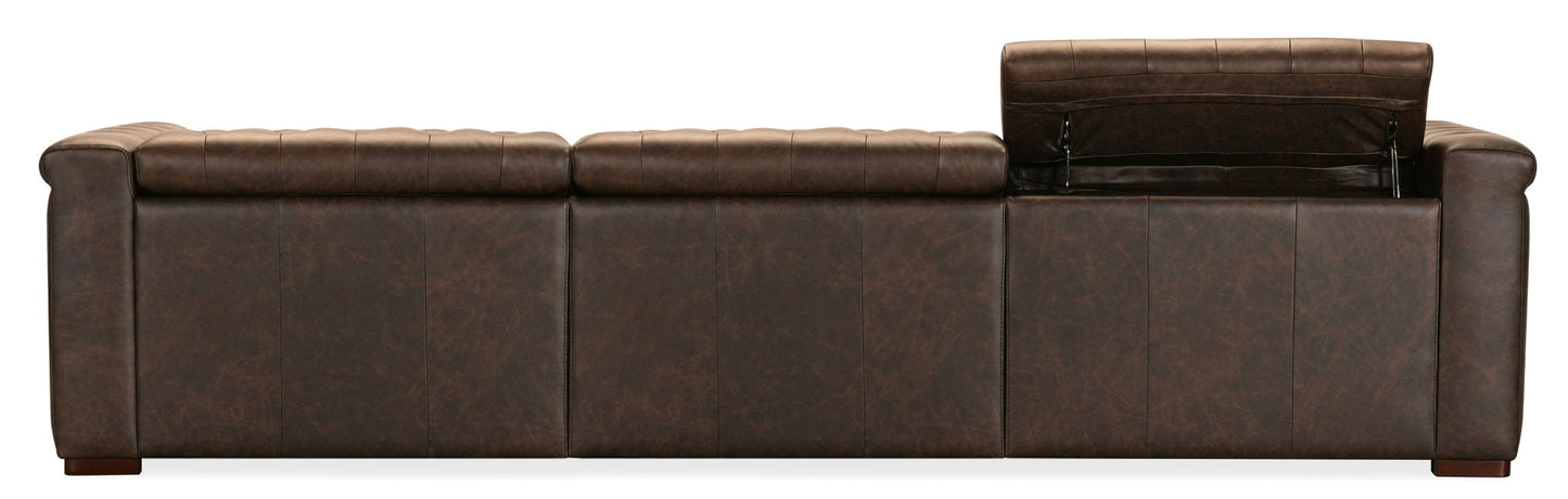 MS - Savion Deux Sofa With Two Power Recliners And Three Power Headrests