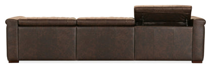MS - Savion Deux Sofa With Two Power Recliners And Three Power Headrests