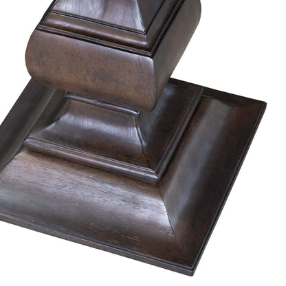 Provence Park - Round End Table - Chateau Brown