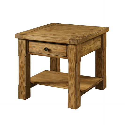 Duncan - 1 Drawer End Table - Walnut