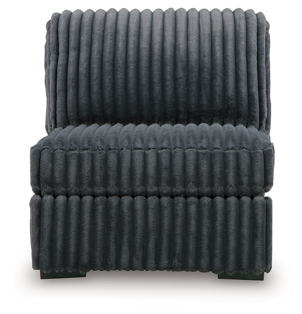 Midnight-Madness - Armless Chair - Gunmetal