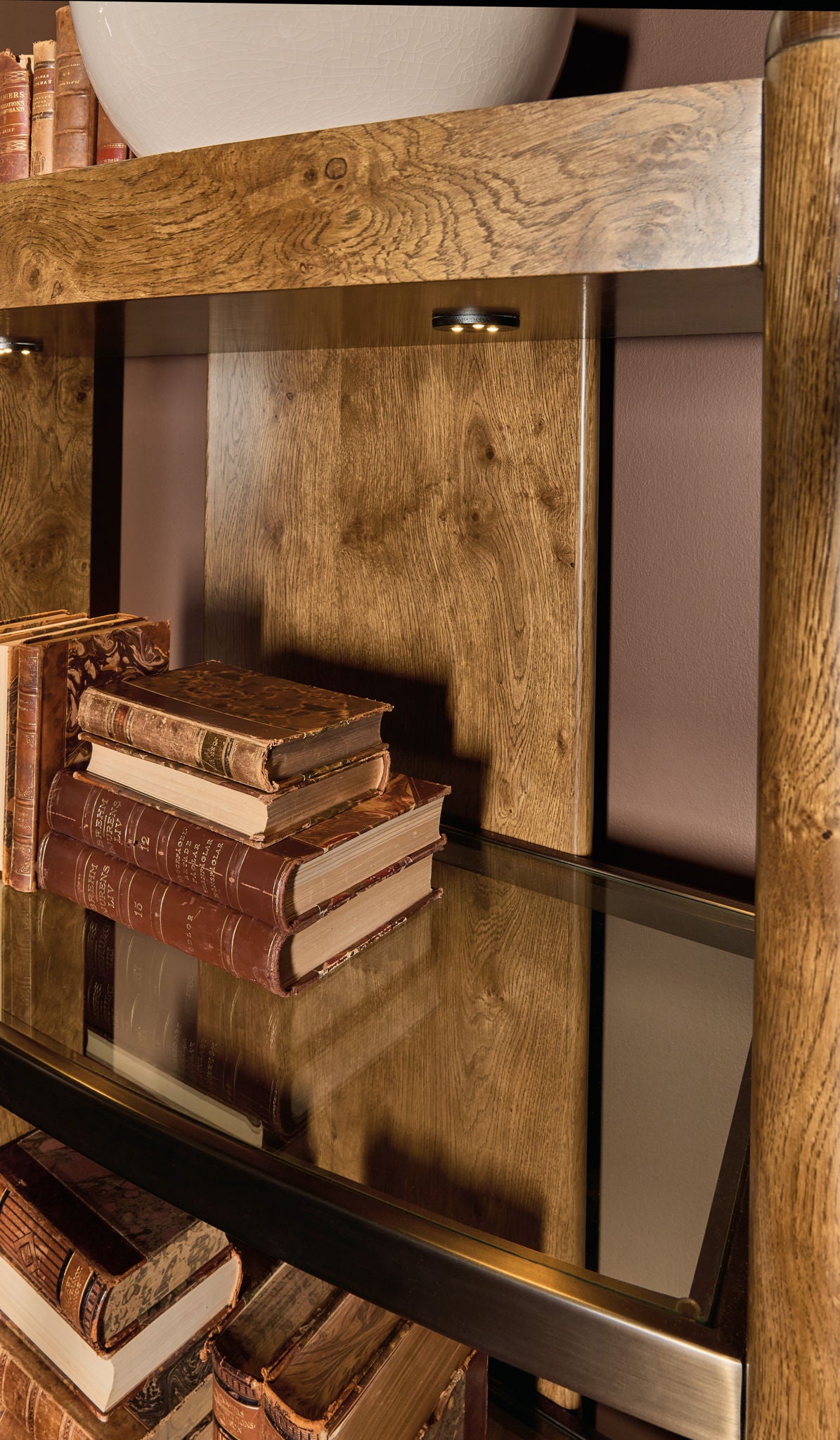 Melange - Romano Etagere - Dark Brown