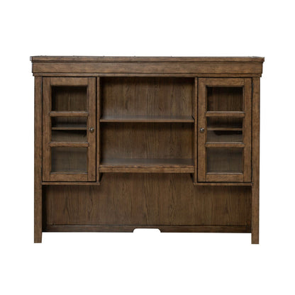 Carolina Park - Credenza Hutch - Amber Brown